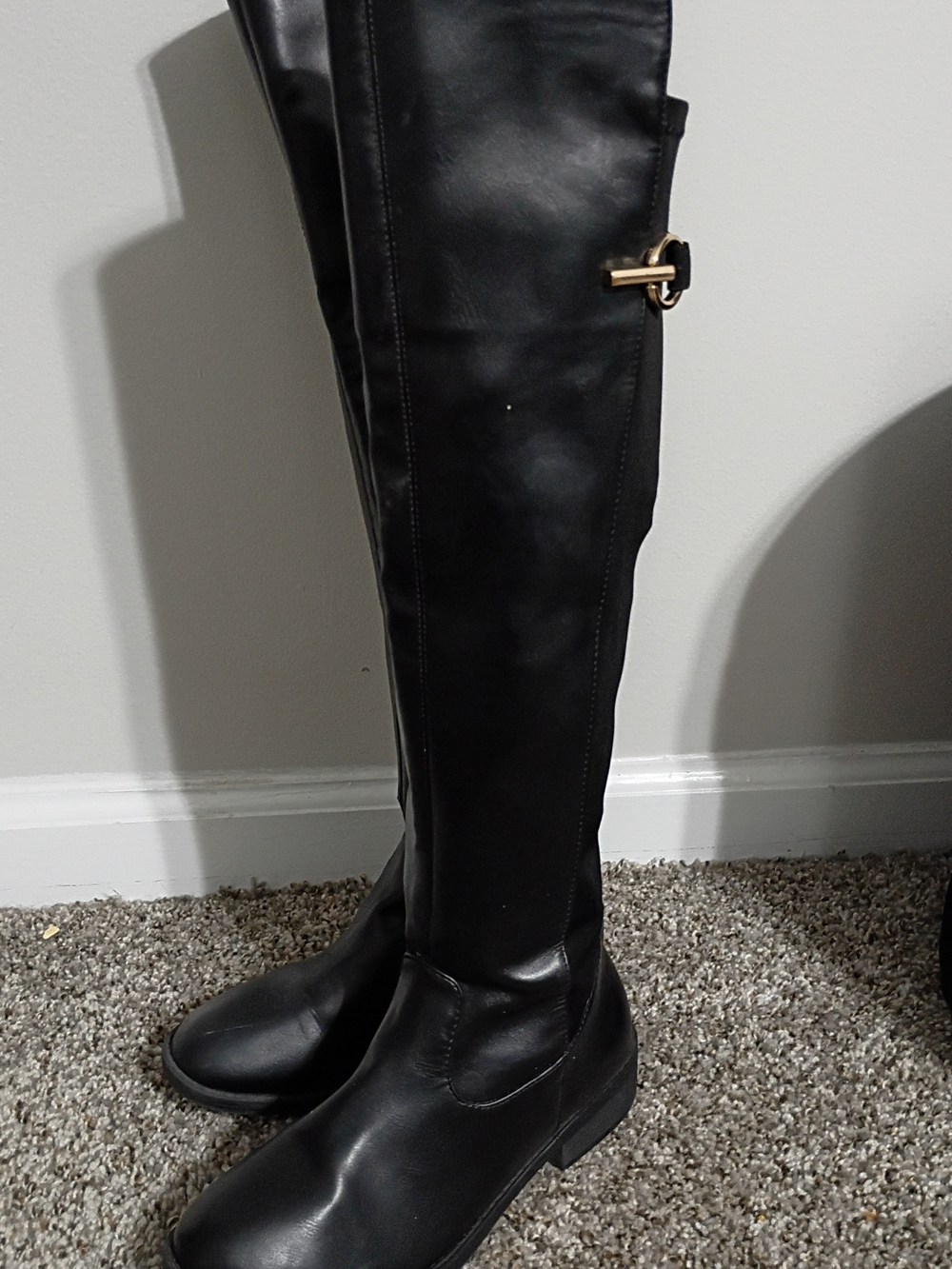 Women’s Black Over-The-Knee Riding Boots